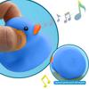 1-100Pc Blue Mini Rubber Ducks Set In Bulk Float Squeak Tiny Ducks Rubber Duck Toy For Kids Party Birthday Supplies