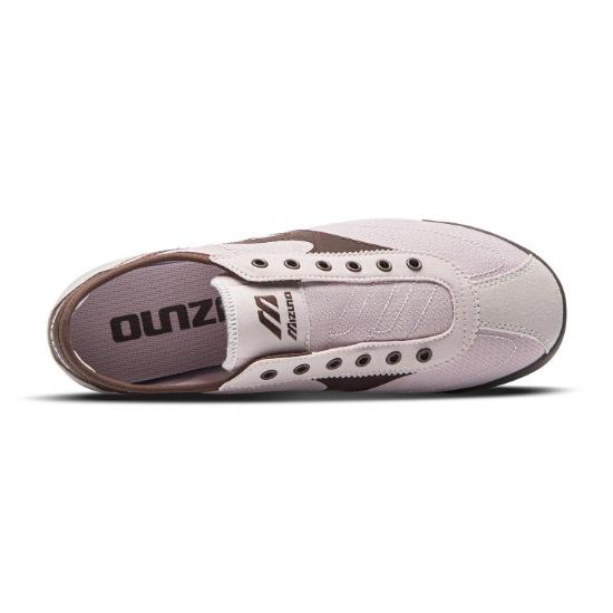 Mizuno LG 60S Slip-On Spring Summer Lightweight Fashion Versatile Easy-On Comfortable Casual Shoes Kids Sneaker Purple D1GH240214