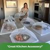 Foldable Food Covers Mesh Anti Fly Mosquito Meal Food Cover Umbrella Picnic Protect Dish Cover Meal Covers Kitchen Supplies