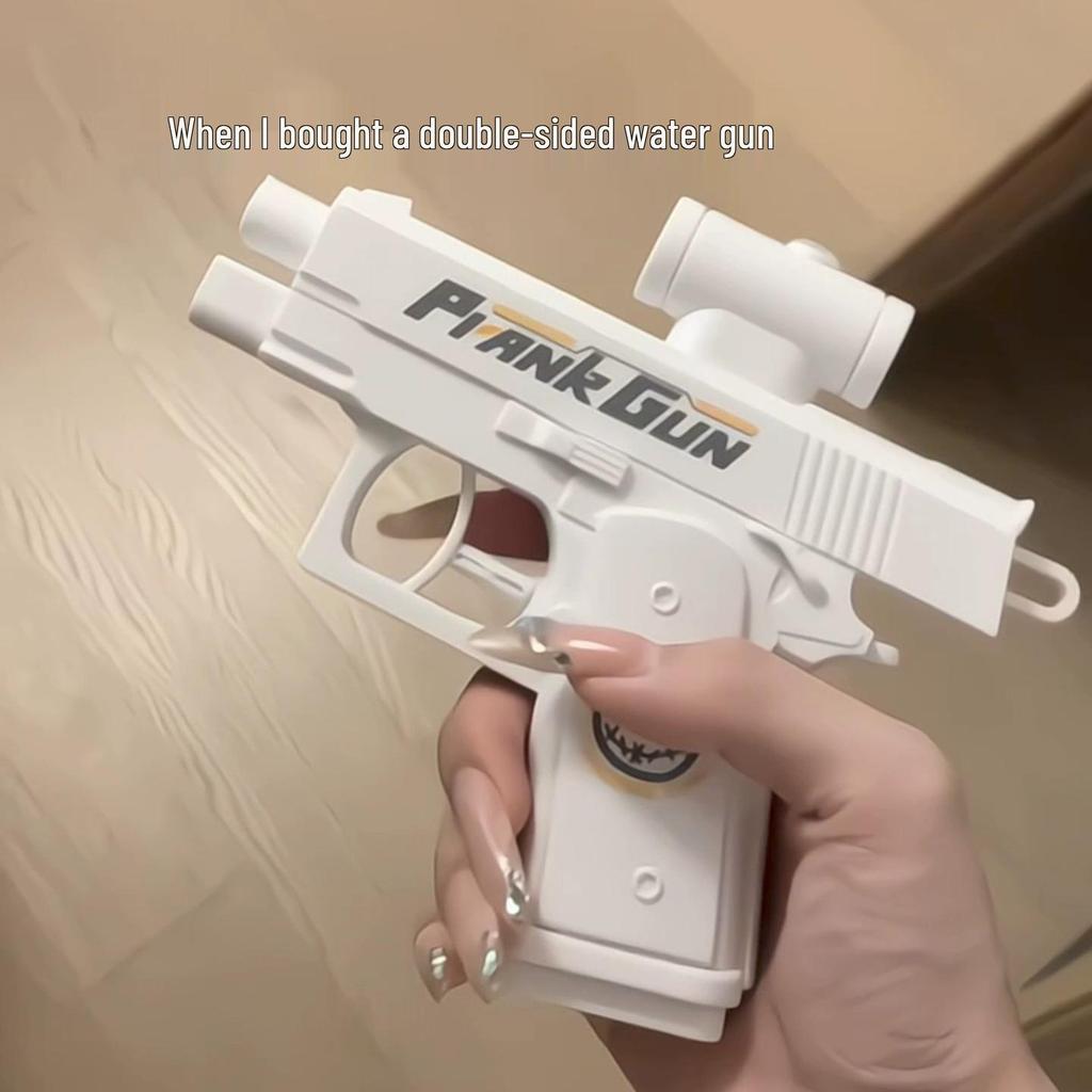 Double-Sided Prank Water Gun - Creative Two-Way Squirt Toy for Mischievous Kids' Water Fights