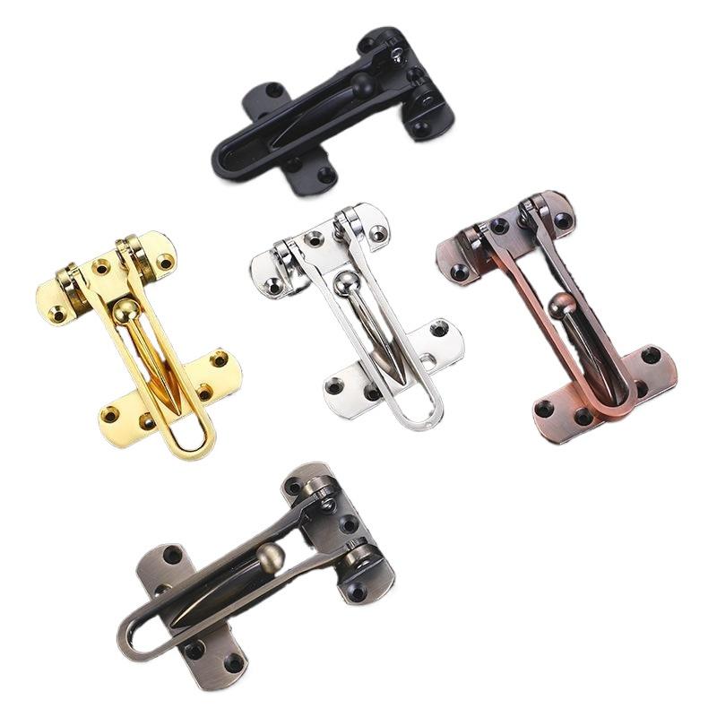 1 Pc Anti-theft Buckle Door Buckle Door Bolt Door Lock Buckle Hasp Door Anti-lock Buckle Household Thickening Mute Anti-rust