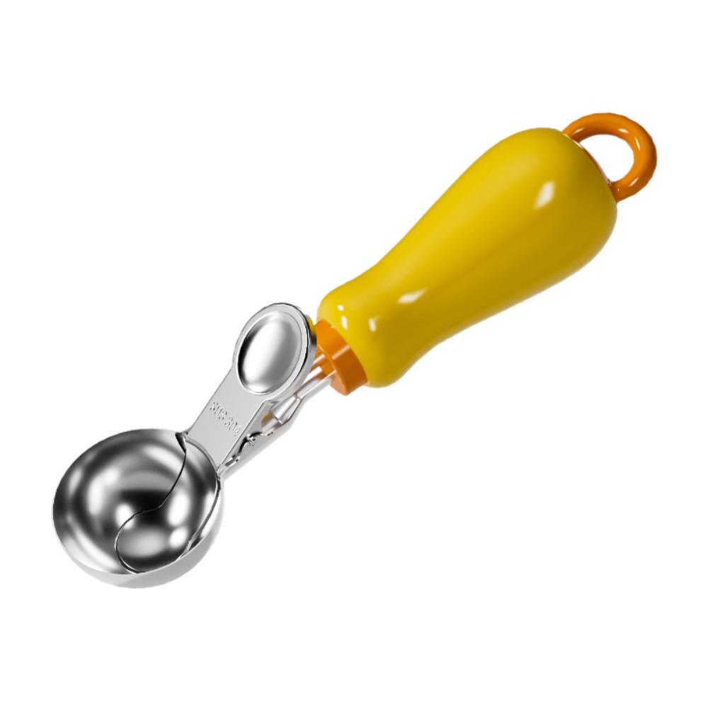 Hangable Ice Cream Scoop Stainless Steel Melon Fruit Ball Scooper Fruit Baller  Ice Cream Dispenser