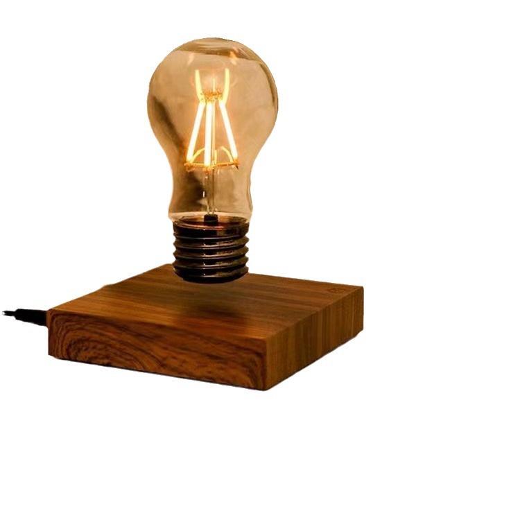 מנורת לילה מרחפת: נורה מרחפת מגנטית - מנורה דקורטיבית יצירתית לחדר השינה, מתנה מושלמת לגברים ונשים בימי הולדת וביום האישה