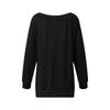 Fashion Leisure Women Long Sleeve Neck Off Shoulder Shirt Tunic Blouse Tops