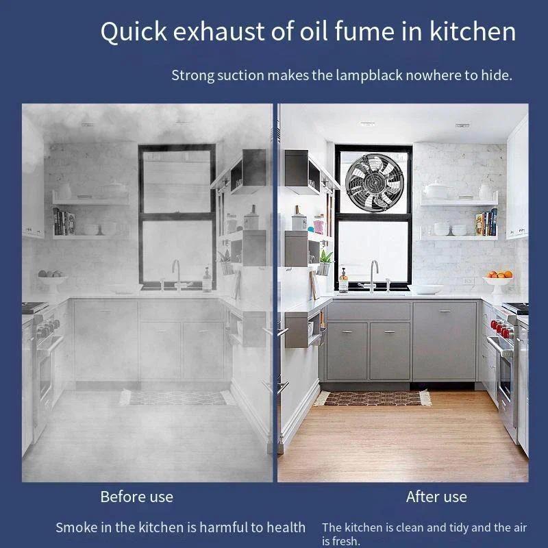 20W/40W/60W 4''6''8'' potrubní odtahový ventilátor Miniodsavač pro domácnost Kovová trubka Ventilátor vzduchu Koupelna Toaleta Nástěnný Potrubí Ventilátor