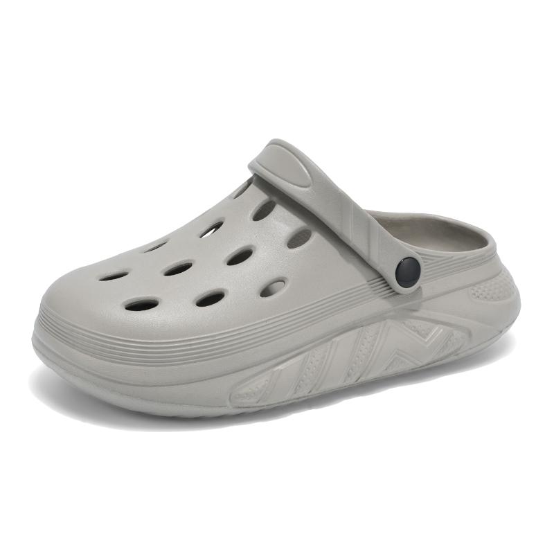 Fashion New Men's Outdoor Sandals Sport Slippers Beach Slides Breathable Soft Clogs Men Casual Garden Shoes Non-slip Men Outdoor Sandals