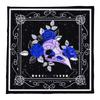 Divinations Tablecloth Skull Bird Head Flower Astrologys Tarot Cards Tablecloth Altars Cloth Divinations Game Accessory