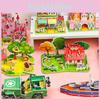 Large Foam 3d Puzzle Card For Kids Diy Handmade Assembly Rainbow Castle Educational Jigsaw