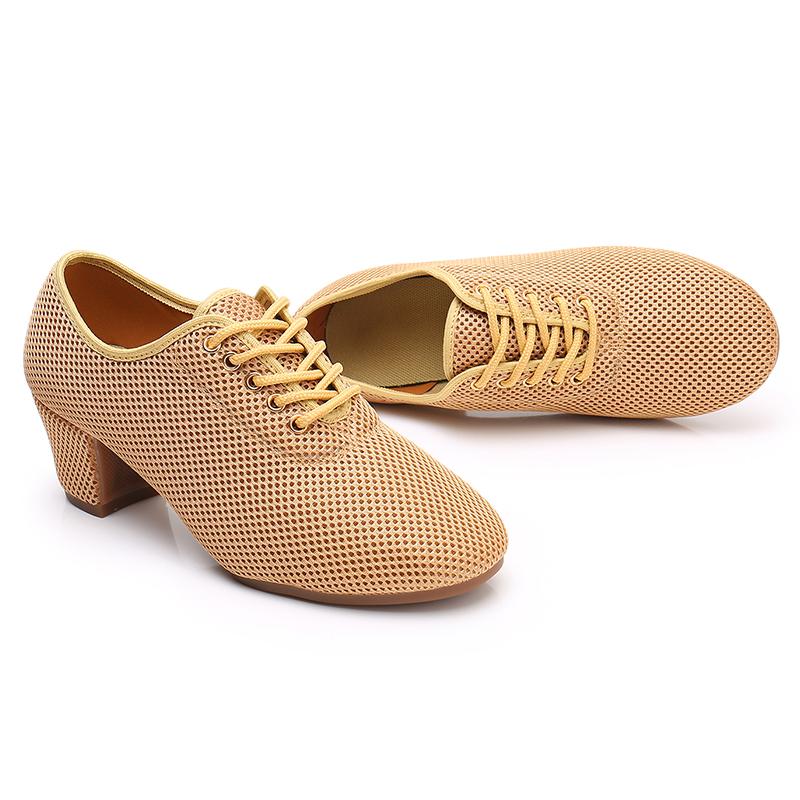 Mesh Dance Shoes Latin Samba Shoe for Women's Ballroom Modern Tango Jazz  Practise Shoes