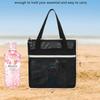 Mesh Shower Caddy Portable Shower Bag for Travel, Gym, Camping – Quick-Dry Hanging Toiletry Organizer with Zipper Pockets for Bathroom