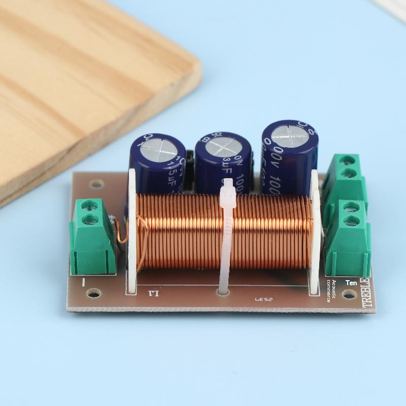400W Audio Speaker Frequency Divider 2 Channel Crossover Filters Module Adjustable Full Range Treble Bass Welding Free
