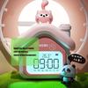 Intelligent Wake Up Device 3 Alarms Clock Adjustable Multifunction Gentle Backlight Display for Students Professional