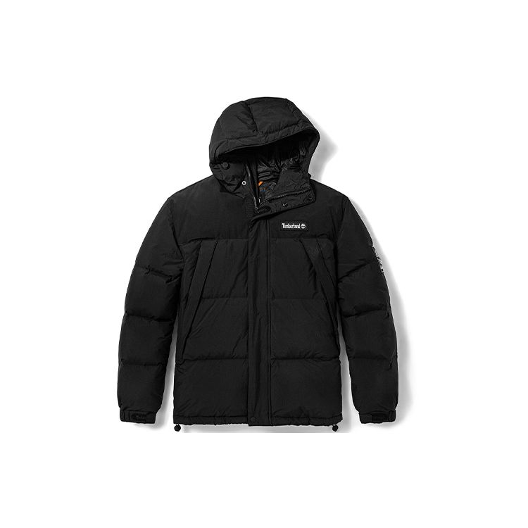 Timberland Sportovní zateplená bunda s kapucí Pánská bunda Černá A22EG-001