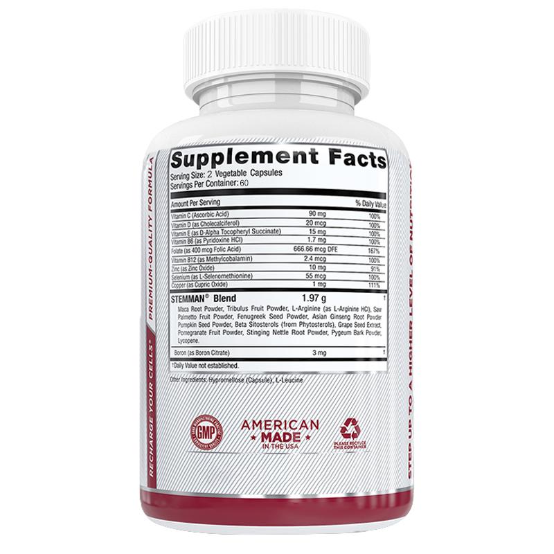 STEMMAN Prostate and Urinary System Health Dietary Supplement -120 Capsules