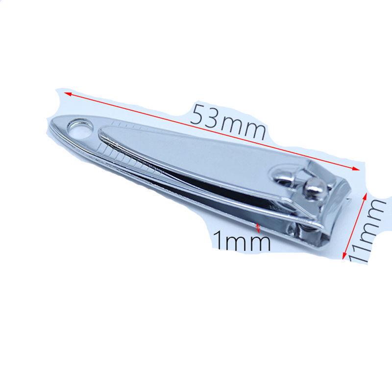 Durable Stainless Steel Flat & Angled Edge Nail Clipper Set for Manicure