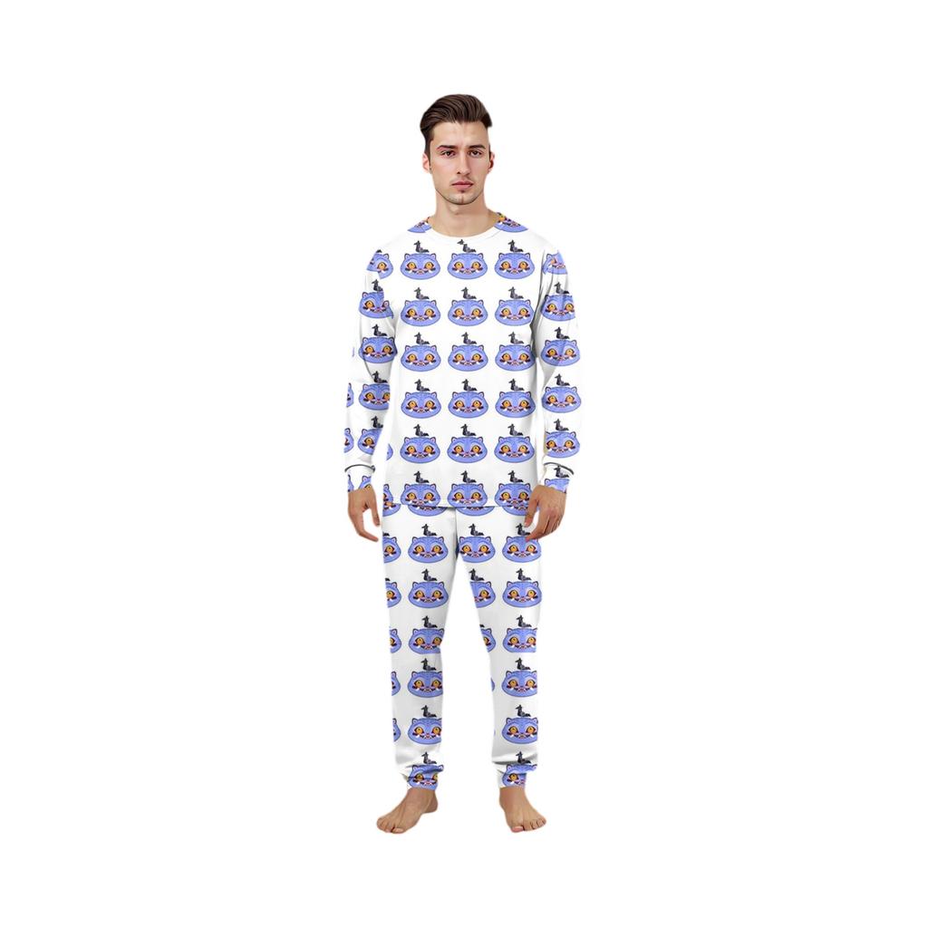 Prints Family Matching Long Sleeve Tops+Pants Set Family Matching Sets