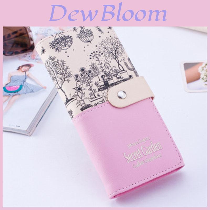 Fashionable And Versatile 2019 Secret Garden Artificial Leather Wallet Women Purse For Modern Women