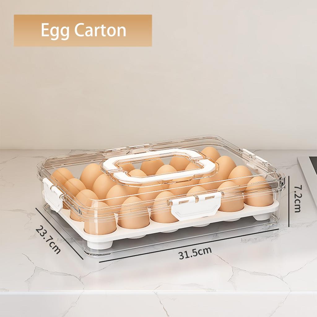 Deviled Egg Containers With Lid,Portable Storage Egg Holder,Stackable Plastic Egg Tray For Kitchen,Fridge,Keep,
