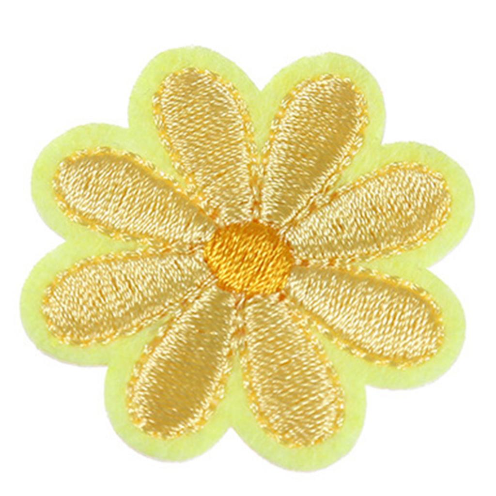 28Pieces Embroidered Flower Applique Patches Iron On Flower Patches for Kid Clothing Jeans Jackets Hat Embellishment