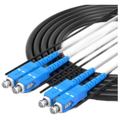 HUALIXIN Telecommunication Grade 7.0mm Single-Mode Dual-Core Armored Field Fiber Optic Patch Cable