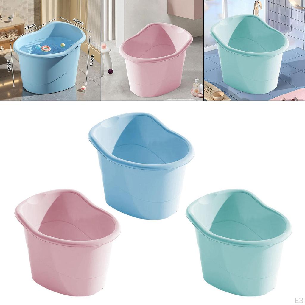 Shower Bucket for Kids with Upright Bathing Feature