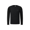Fitness Casual Fashion Simple Loose Knit Long Sleeve T-Shirt Men Tops A11M541214FBK