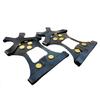 10 Studs Reliability Antiskid Footwear Ice Grippers Spikes Climbing Crampons Suitable for Winter Sports Lover