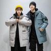 2025 New Men's Down Jacket Workwear Couple Thickened Warm Multi-Pocket Hooded Winter Clothes Men's and Women's Trend