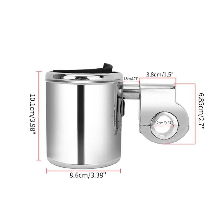Motorcycle Accessories 22mm-32mm Handlebars Beverage Stand Cup Holder Adjustable