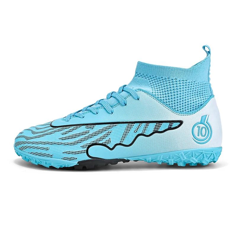 Fashion Men Football Shoes Society Students Training TF/FG Casual Soccer Shoes Outdoor Boy Professional Sneaker Resistant Football Boots