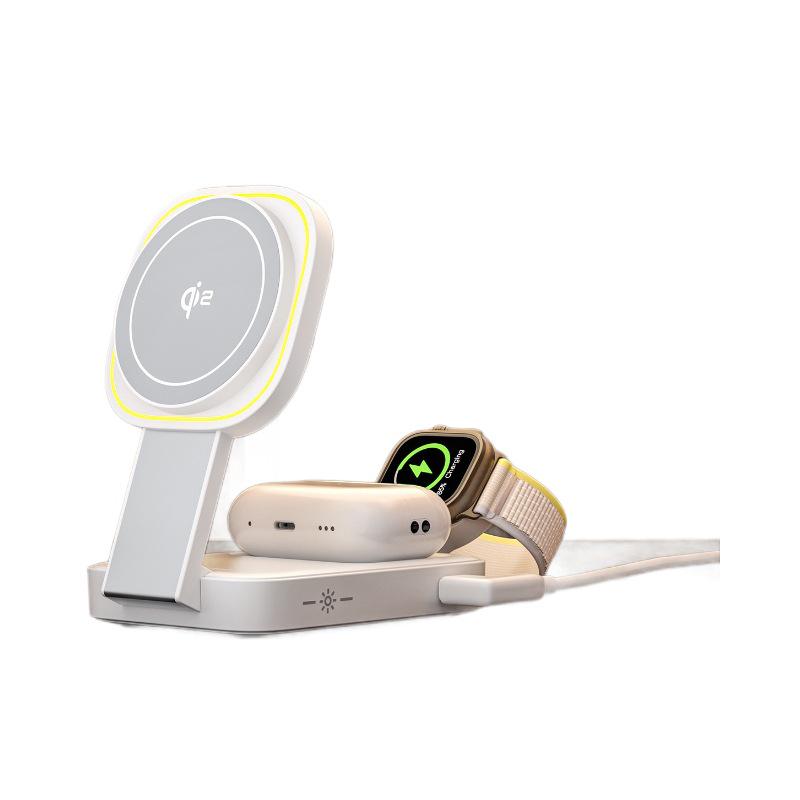 Heavyweight 3-in-1 Qi2 MagSafe Wireless Charger for Apple Phones