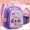 Shell Hard Eyecatching Backpack For Children With Playful Characters Cartoon