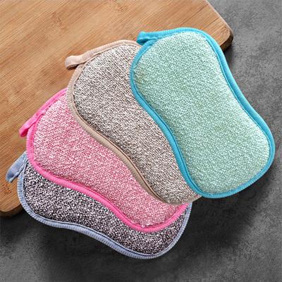 Reusable Washable Sponges Magic Sponge  Scouring Pad Dishwashing Sponge Kitchen Sponge Cleaning Product Gadgets