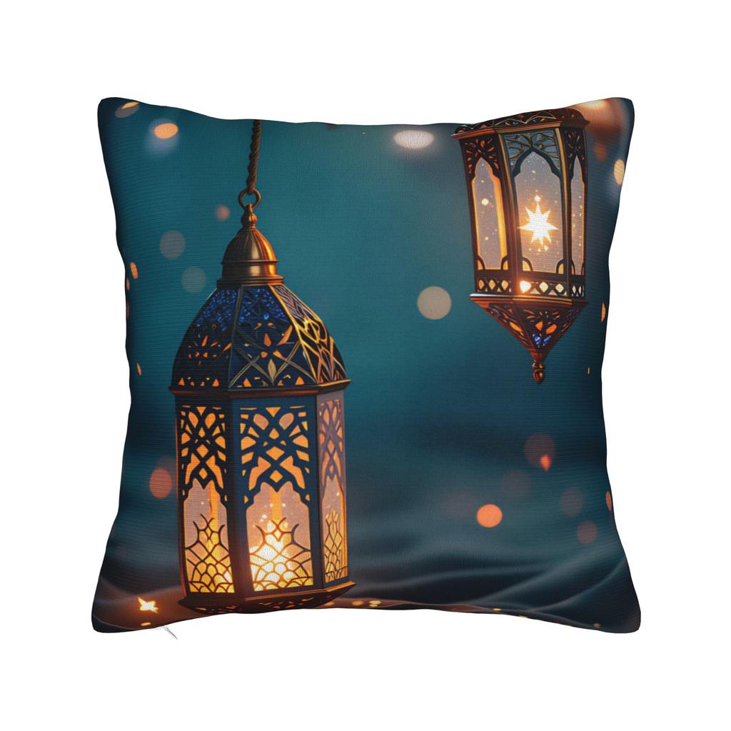 Ramadan Lantern Pillow Cover Fashion Pillow Case For Sofa Car Home Decor Soft Cushion Cover Gift