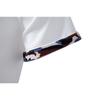 Summer Men's Solid Color Splicing Polo Shirts Short Sleeve Breathable Casual Contrast Color Lapel Collar Streetwear Basic Tops