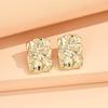 Exquisite High-End Metal Hoop and Stud Earrings with Niche Design