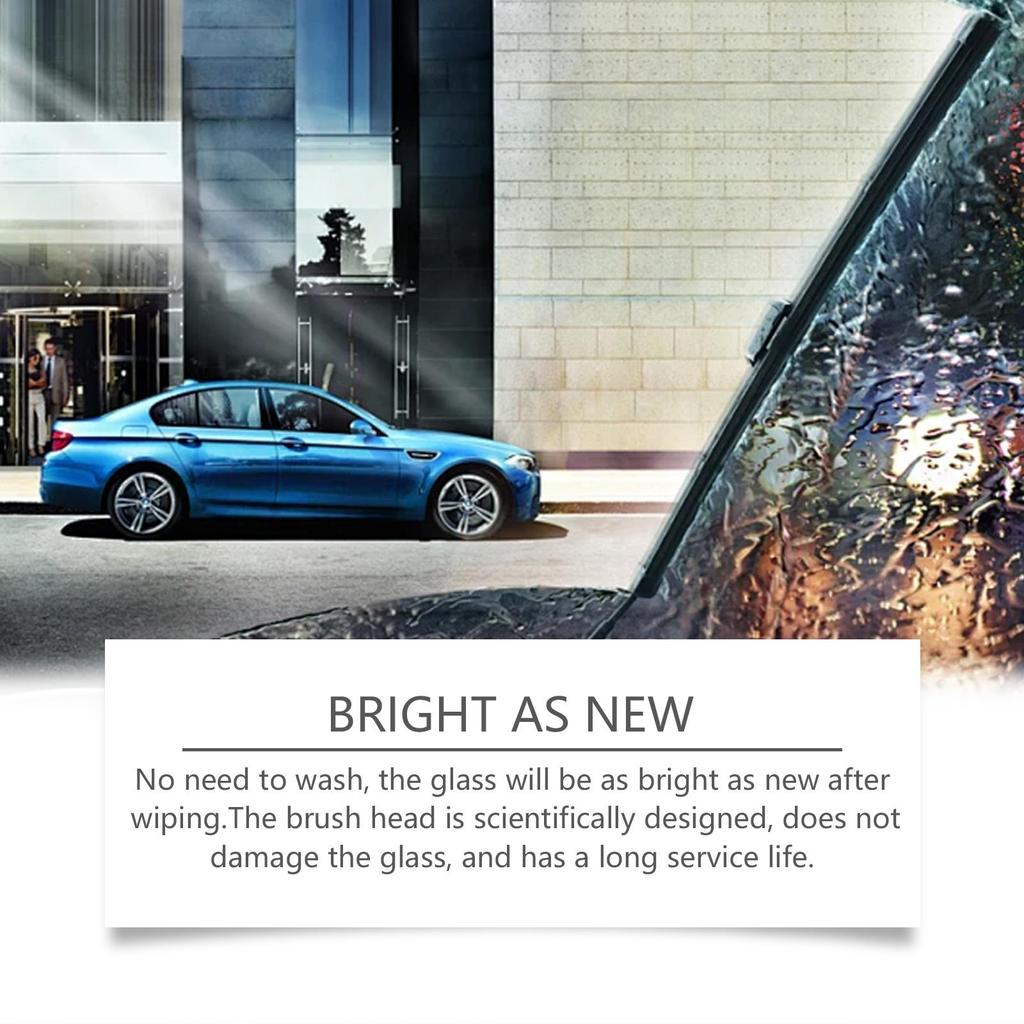 RAYHONG Car Glass Cleaning Brush & Glass Degreaser, Stain Removal & Water Repellent, Windshield Rainproof Cleaner, 120ml