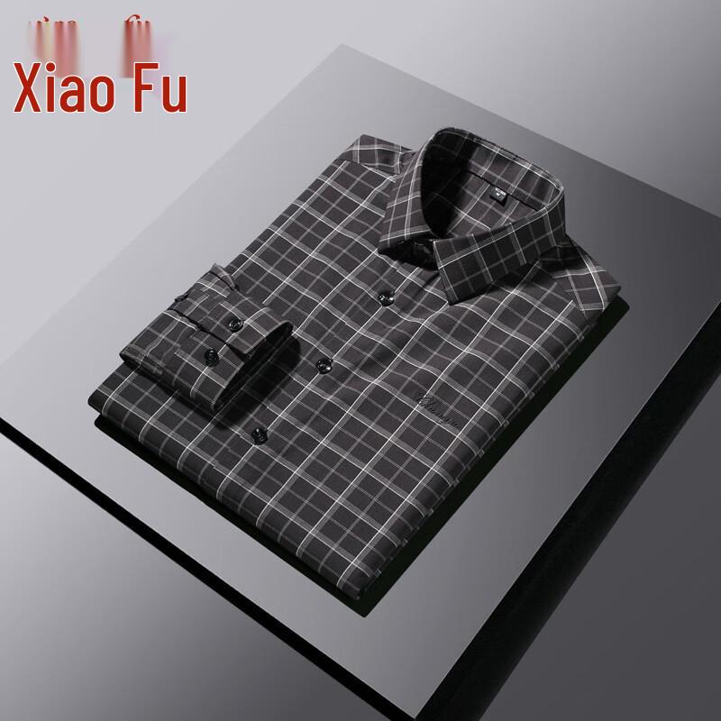 

Men s Plaid Long Sleeve Casual Shirt 3XL