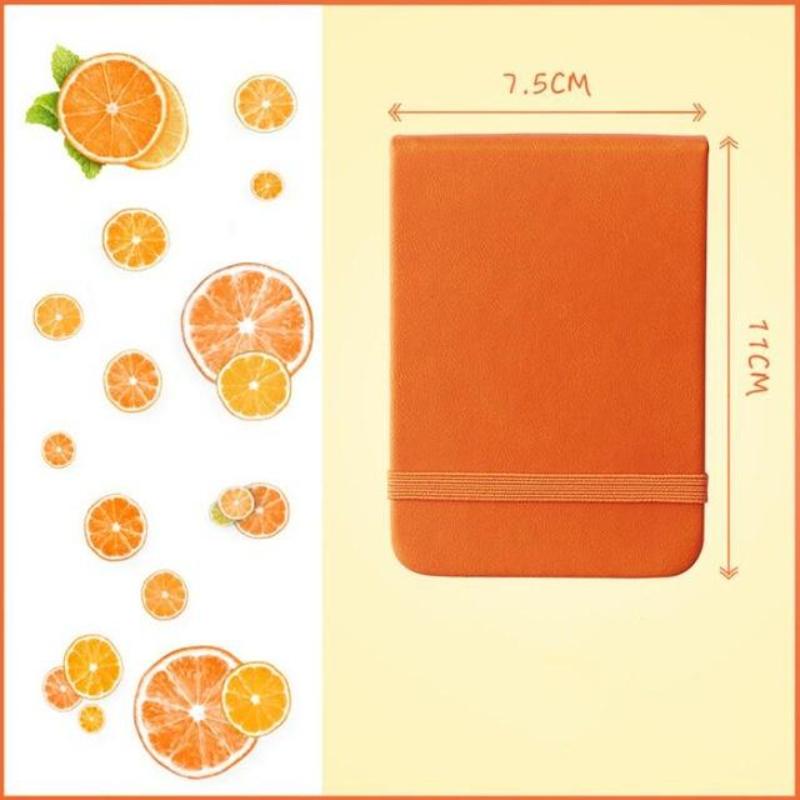 96 Sheets A7 Mini Pocket Fruit Color Notebook Journals Monthly Weekly Daily Planner Study Work To Do