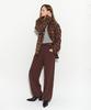 Beulaiteun Jean Pocket Wide Pants Brown