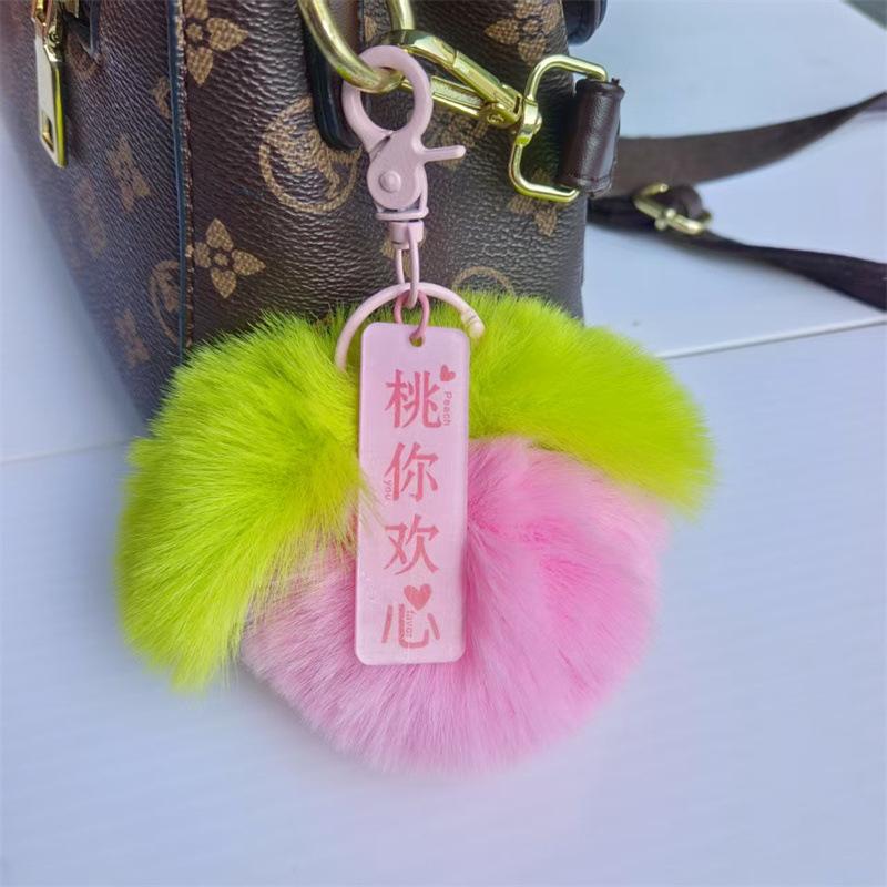 4-inch Plush Pendant Cute Little Rabbit Doll Keychain Doll Bag Hanging Ornament Pendant Plush