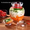 COKRSUPE Thickened Glass Pickle Jar
