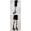Lolita Socks Female Cute Japanese JK Cross Strap Calf Socks Hot Girl Personality Good Match Medium Tube Split Toe Socks