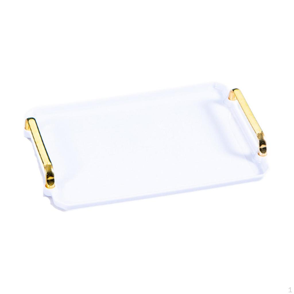 Elegant Bathroom Serving Tray, Modern Vanity Tray