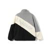 Li-Ning Fleece Stand Collar Warm Embroidered Sports Cotton Jacket Unisex Outerwear Rock-Gray AFMR494-1