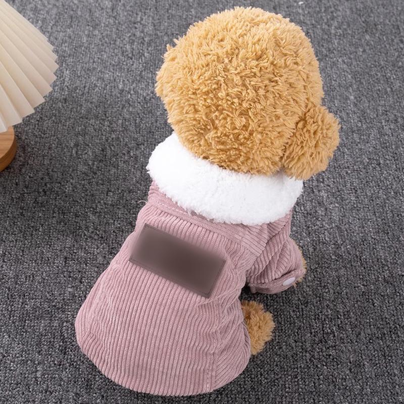 Pet Dog Autumn Winter Clothes Thickened Fleece Warm Jacket for Small Medium Dogs Chihuahua Yorkies Schnauzer Coat Cat Vest