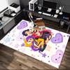 1pc Kpop Demon Hunters Carpet for Room Floor Mat, Comfortable Office Chair Printed Area Rug, Beautiful Hotel Rug