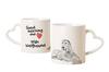 Irish Wolfhound - Cup with a Dog, Adorable Cup with a Heart-shaped Handle, Universal Gift from the Brand