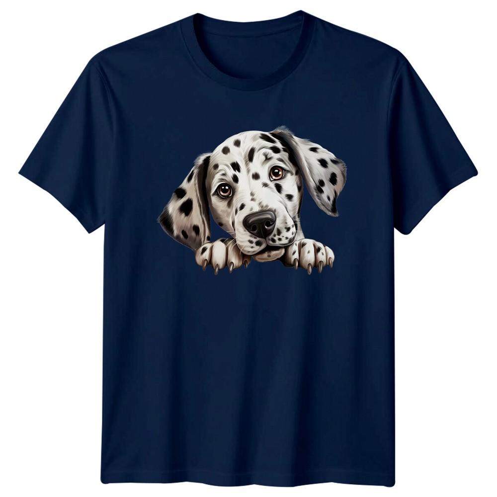 Cute Dalmatian Puppy Dog Breed Lover TShirt Graphic Novelty