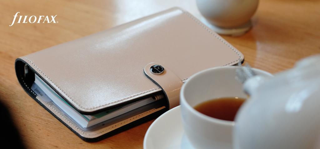 Filofax Original A5 Beige System Planner 17-022387 (Official Import)